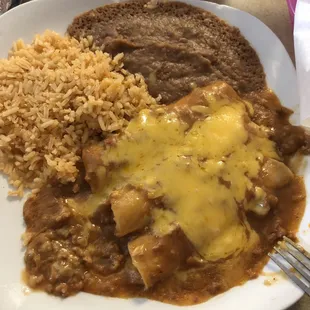 Cheese enchiladas