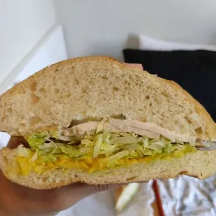 Disappointing amount of turkey