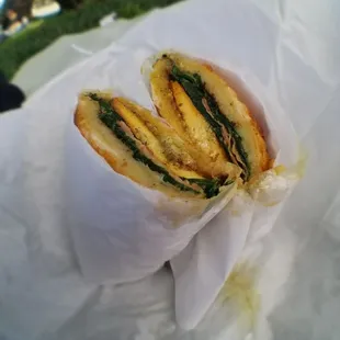 The chicken panini, perfect for a picnic!