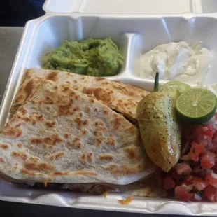 Carne asada quesadilla