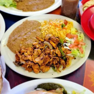 plates of food on a table