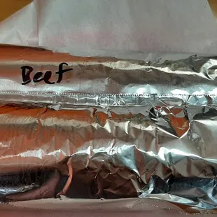 Beef Super Burrito &amp; Carnitas Super Burrito