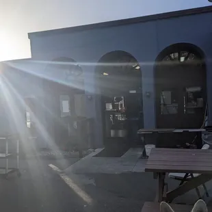 Dog Friendly, Outdoor seating in the back