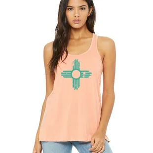 Popular Distressed Zia screen printed by hand in Albuquerque, NM!