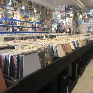 Partial view of Guestroom Records' inventory in Norman branch.