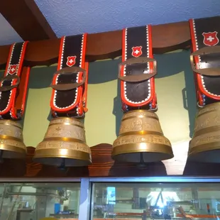 a row of bells