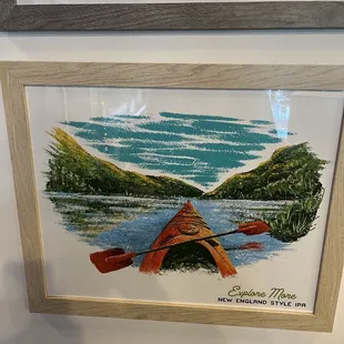 Beer label as a photo