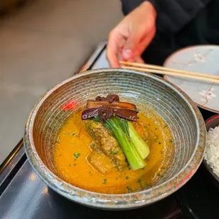 Short Rib Kare-Kare over rice