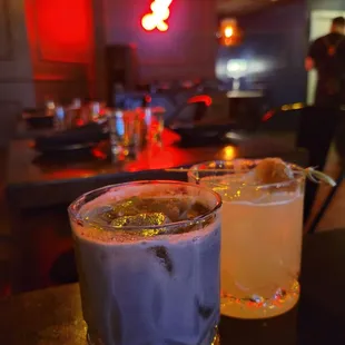 ube baby and whiskey sour