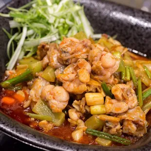 Spicy Frog  Made of alive frogs! That&apos;s where the fresh and chewy come from!