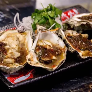 This sauce they use to season the oyster is simply DELICIOUS!