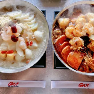 Pork Bone Broth Hot Pot