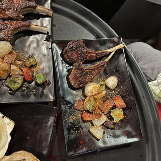 Grilled Rack of Lamb