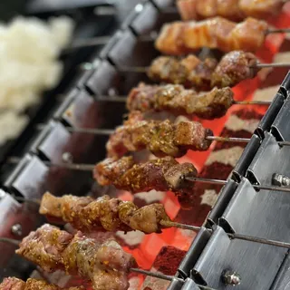 Beef Tongue Skewers