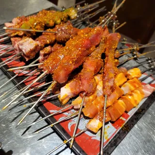 Chicken Heart Skewers