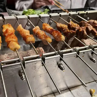 Chicken Gizzard Skewers