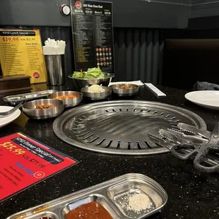 interior, sushi and sashimi