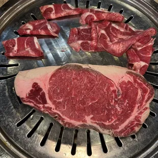 Beef tongue and ribeye @dangit.all