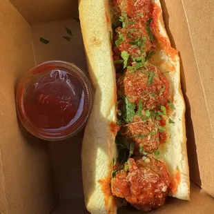 Meatball sandwich