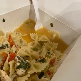 Learn to strain pasta.
