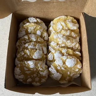 Lemon Crinkle cookies