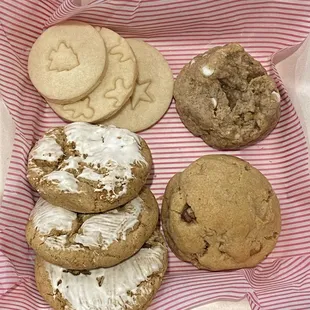 Sample box of cookies