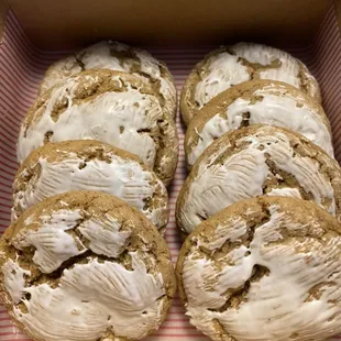 Iced Ginger Molasses Cookie