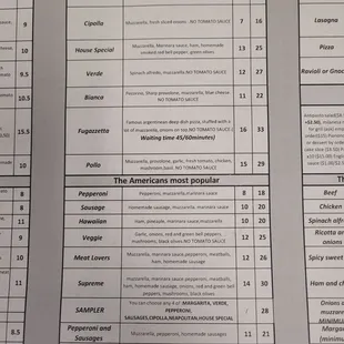 Menu 2022