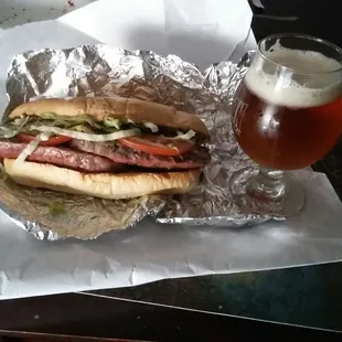 Argentinian Sausage Sandwich