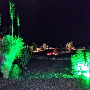 A night time photograph of the beautiful landscape surrounding this amazing gem, which is tucked away adjacent to the Rosamond Airport.