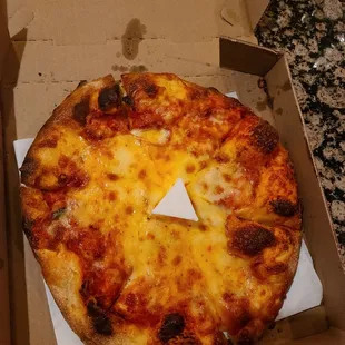 a pizza in a box