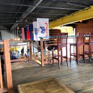 View from upper level