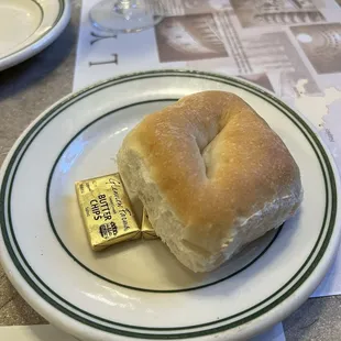 Homemade buns, warm from the oven.