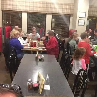 Nice long tables for groups