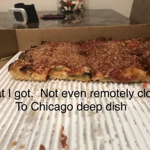 Guidos sad version of a Chicago deep dish all crust hardly any toppings