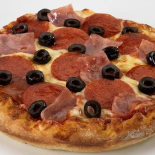 Hand Tossed Crust Pepperoni, Ham &amp; Olives