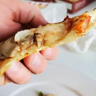 Uncooked Veggie pizza