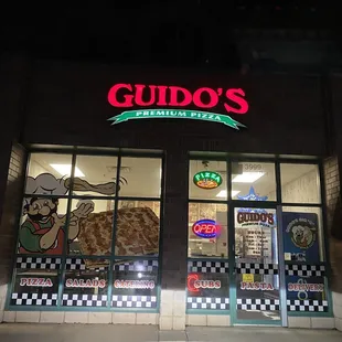 exterior of restaurant