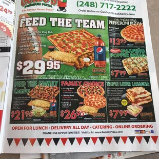 Ad and coupons in local Dollars Inside magazine