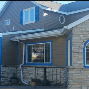 the front of the restaurant