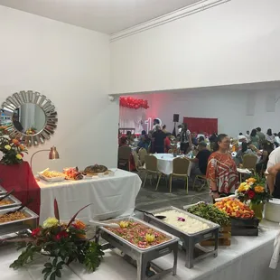 Catering Set-up for graduation and 18th birthday celebration!