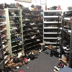 Lots of shoes