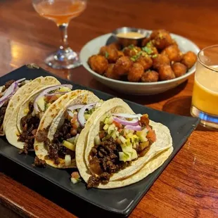 Sweet Potato Tater Tots Tour de Taco