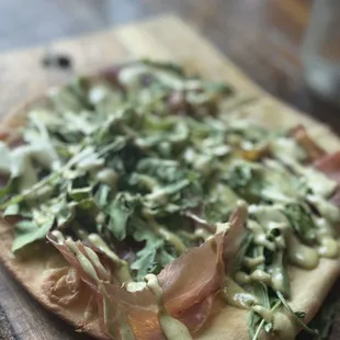 Prosciutto &amp; Goat Cheese Flatbread