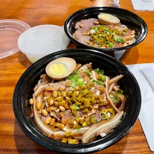 C1. House Special GRN and C3. GRN with Marinated Beef and Golden Crispy Pork