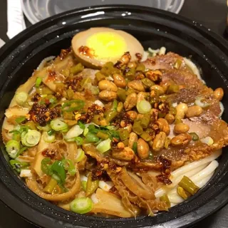 C4. GRN with Marinated Beef Tripe and Golden Crispy Pork