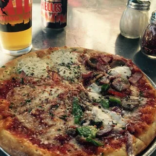 Guillermo's 12" Thin & Crispy 5 Toppings