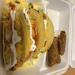 Tacos &amp; tamales. So good!!