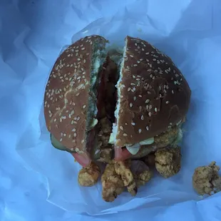 Shrimp on bun