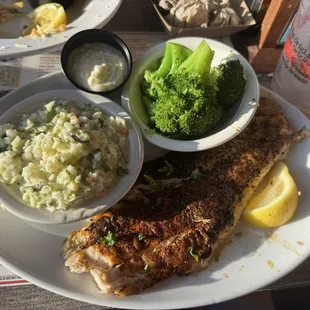 Blackened Grouper Sandwich